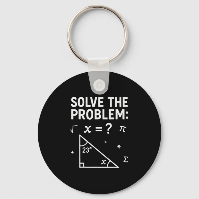 Funny 67 Math Meme Solve The Problem Teacher For S Nyckelring (Framsida)