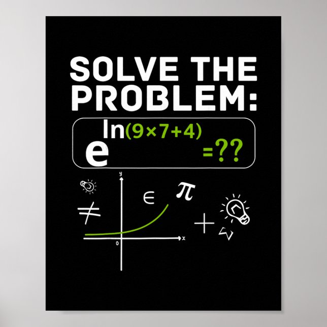 Funny 67 Math Meme Solve The Problem Teacher For S Poster (Framsidan)