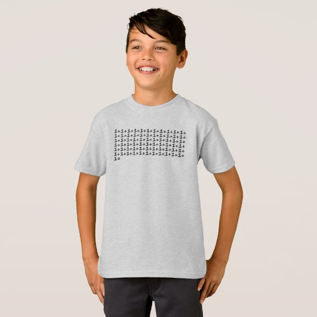 Funny 67 Math T Shirt (Hel framsida)