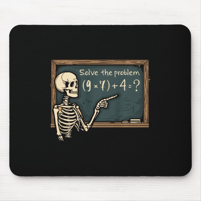 Funny 67 Meme Brainrot Joke Halloween Skeleton Mat Musmatta (Framsidan)