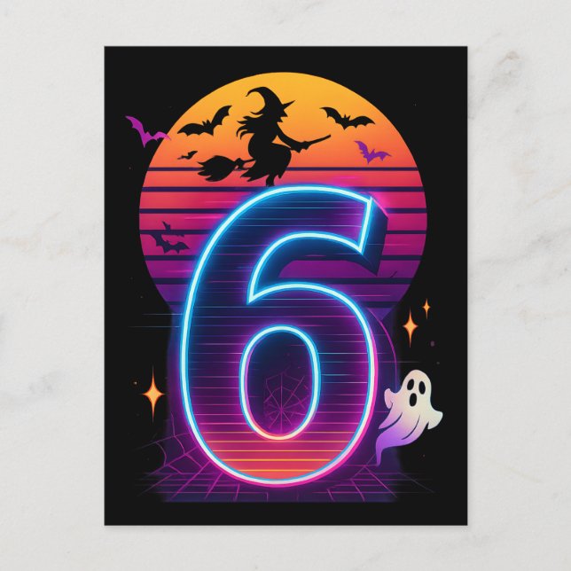 Funny 67 Meme Halloween-matchning Helg Vykort (Framsida)