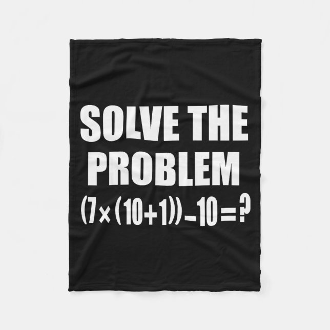 Funny 67 Meme Pemdas Elementary Math Teacher Brain Fleecefilt (Framsidan)