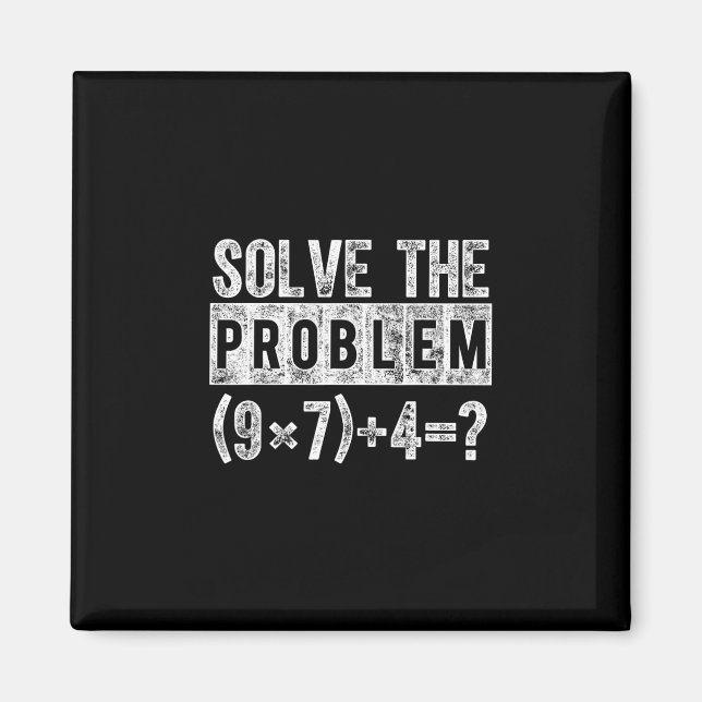 Funny 67 Meme Pemdas Elementary Math Teacher Brain Magnet (Framsidan)