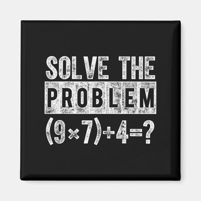 Funny 67 Meme Pemdas Elementary Math Teacher Brain Magnet (Framsidan)