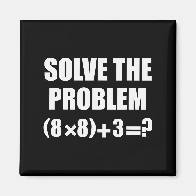 Funny 67 Meme Pemdas Elementary Math Teacher Brain Magnet (Framsidan)