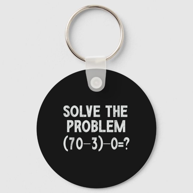 Funny 67 Meme Pemdas Elementary Math Teacher Brain Nyckelring (Framsida)