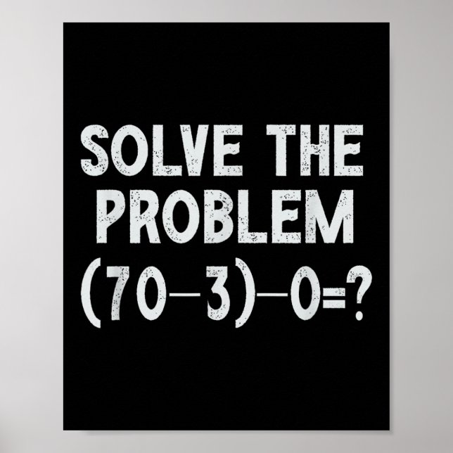 Funny 67 Meme Pemdas Elementary Math Teacher Brain Poster (Framsidan)