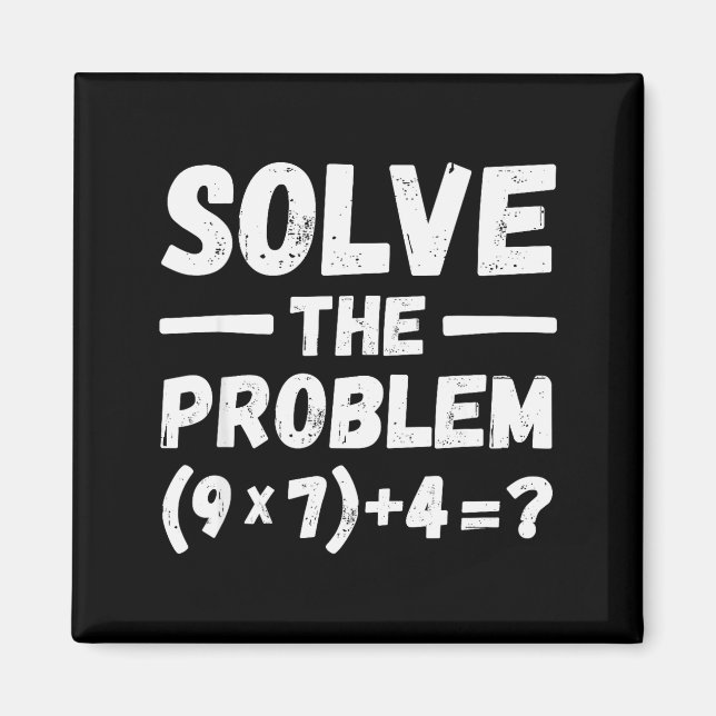 Funny 67 Meme Pemdas Elementary Math Teacher Humor Magnet (Framsidan)