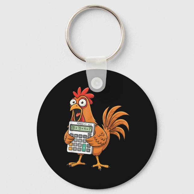Funny 67 Meme Pemdas Math Teacher Six Seven Chicke Nyckelring (Framsida)