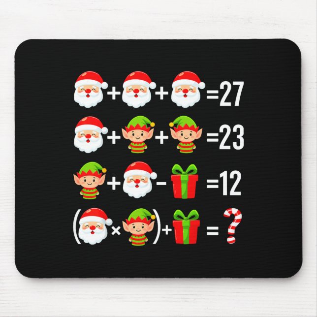 Funny 67 Meme Santa Math Teacher Christmas Six Sev Musmatta (Framsidan)