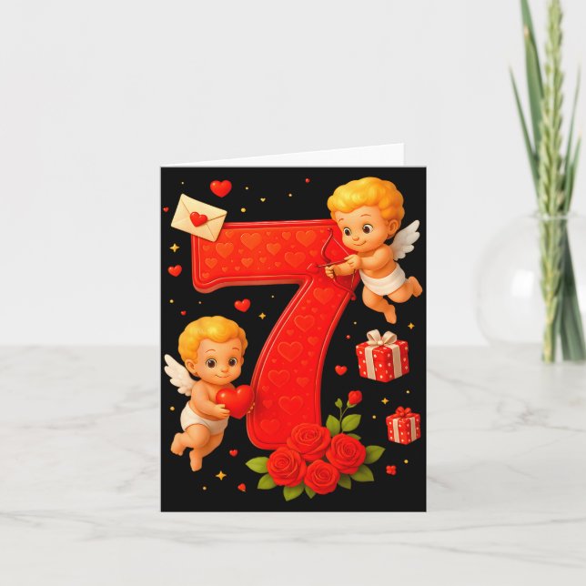 Funny 67 Meme Six Seven Matching Couples Valentine Kort (Framsida)