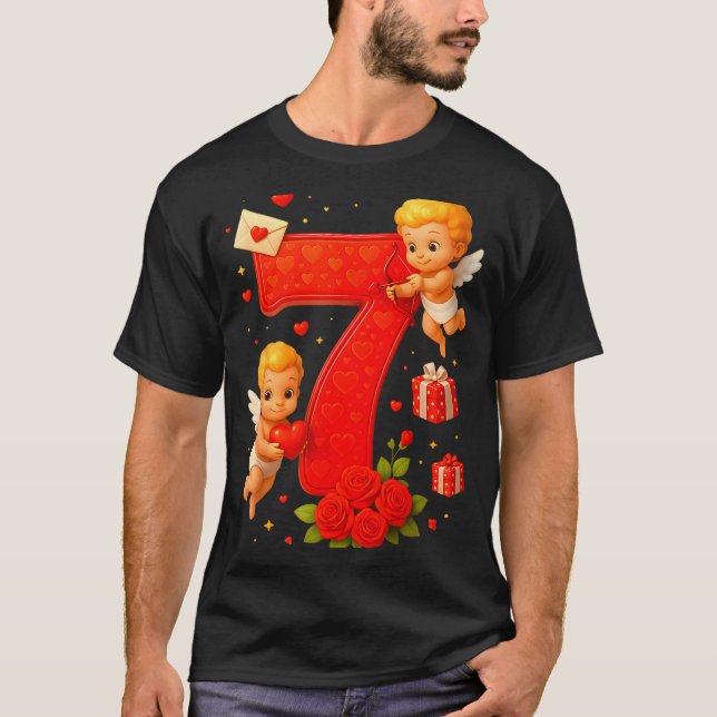 Funny 67 Meme Six Seven Matching Couples Valentine T Shirt (Framsida)