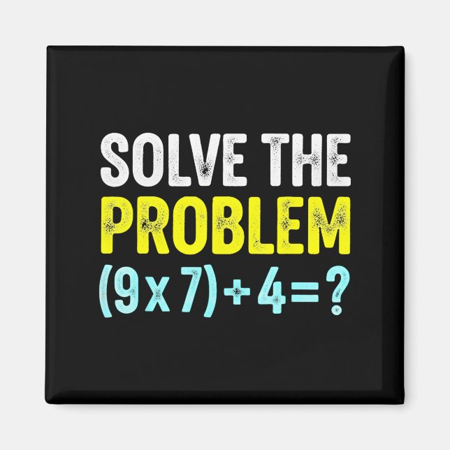 Funny 67 Meme Six Seven Math Teacher Brain-rot Jok Magnet (Framsidan)