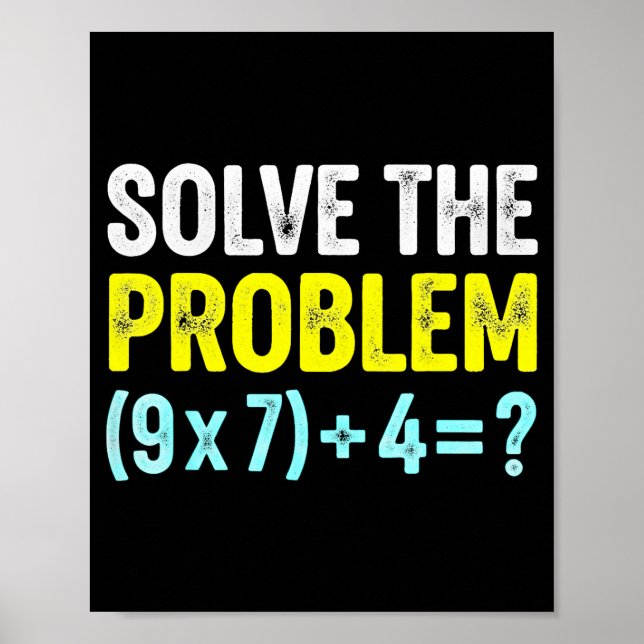 Funny 67 Meme Six Seven Math Teacher Brain-rot Jok Poster (Framsidan)