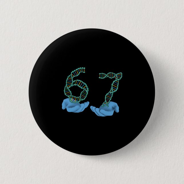 Funny 67 Number Meme Dna Replication Molecular Sci Knapp (Framsida)