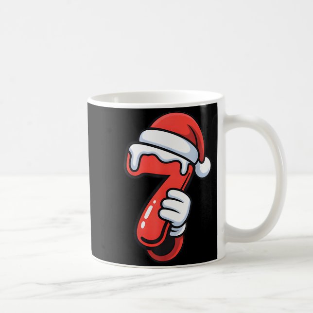 Funny 67 Six Seven Meme Couple Matching Christmas  Kaffemugg (Höger)