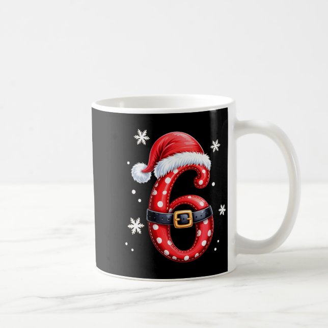 Funny 67 Six Seven Meme Couple Matching Christmas  Kaffemugg (Höger)