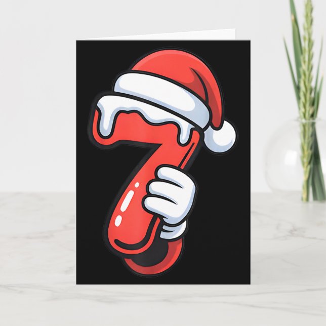 Funny 67 Six Seven Meme Couple Matching Christmas  Kort (Framsida)