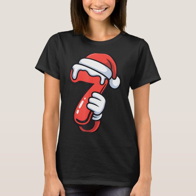 Funny 67 Six Seven Meme Couple Matching Christmas  T Shirt (Framsida)
