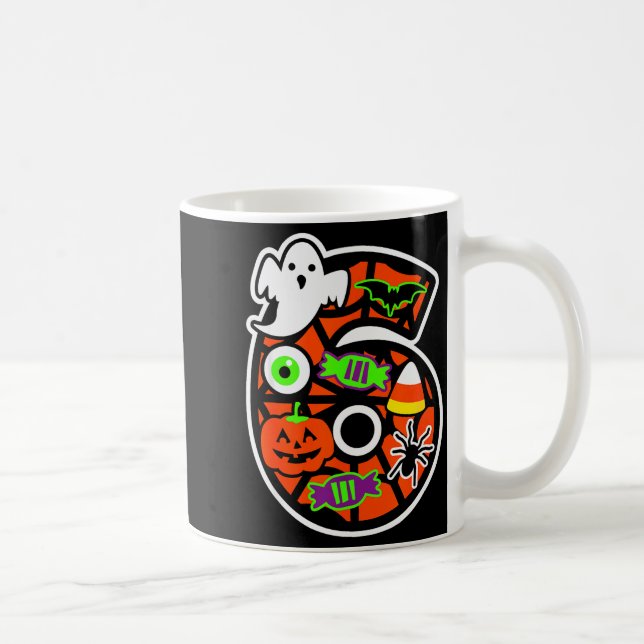 Funny 67 Six Seven Meme Couple Matching Halloween  Kaffemugg (Höger)