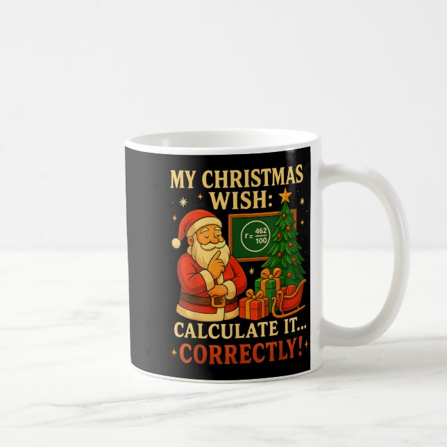 Funny 67 Tee Christmas Math 67 Meme – 6 7 Teacher  Kaffemugg (Höger)