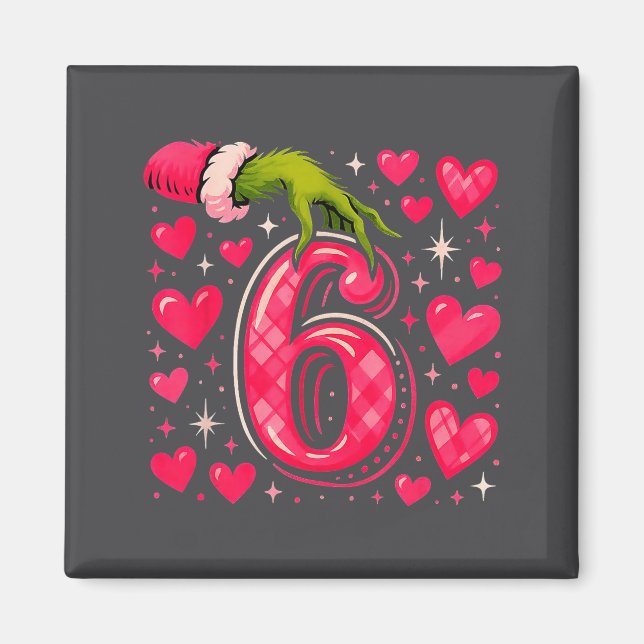 Funny 67 Valentine Meme Couple Matching Love  Magnet (Framsidan)