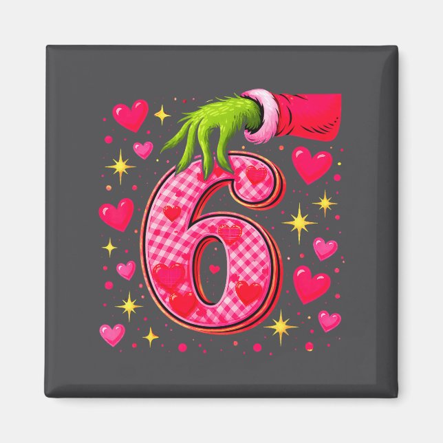 Funny 67 Valentine Meme Couple Matching Love  Magnet (Framsidan)