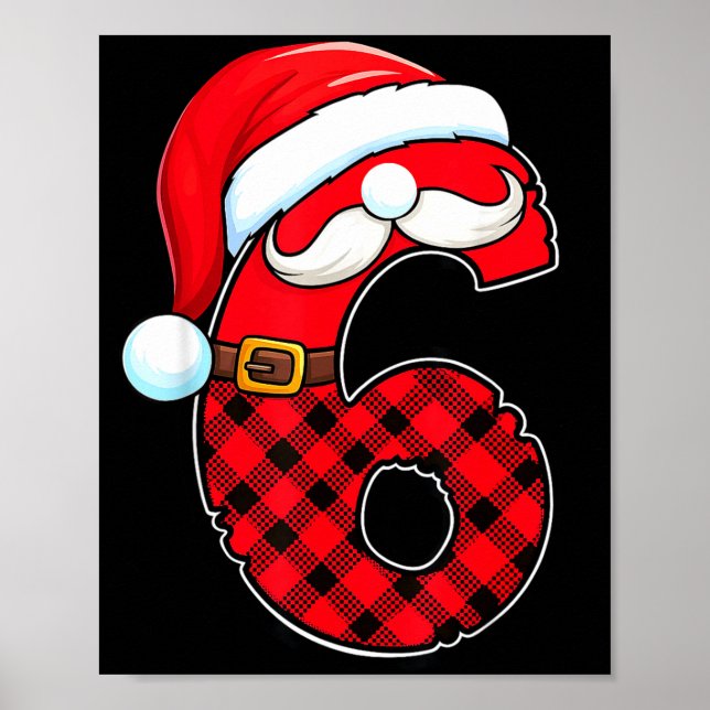 Funny 6 7 Couples Christmas Costume Matching Outfi Poster (Framsidan)