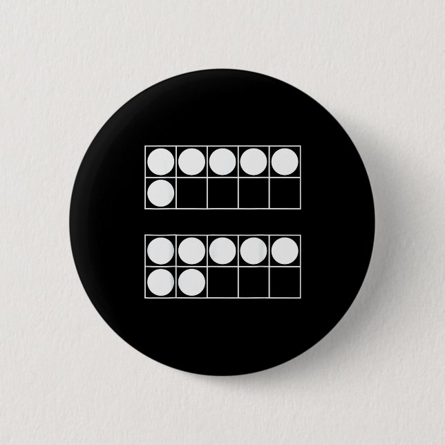 Funny 6 7 Number Math Teachers Students Six Seven  Knapp (Framsida)