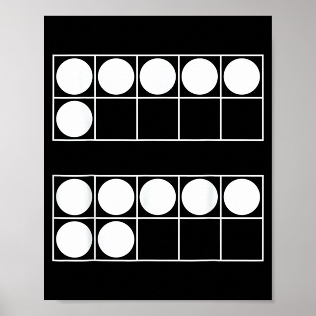 Funny 6 7 Number Math Teachers Students Six Seven  Poster (Framsidan)