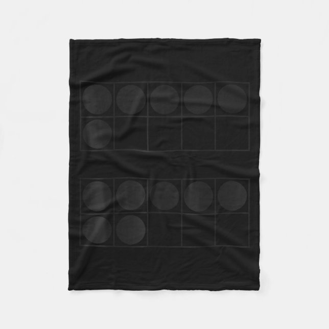 Funny 6 7 Number Teachers Students Six Seven Meme  Fleecefilt (Framsidan)