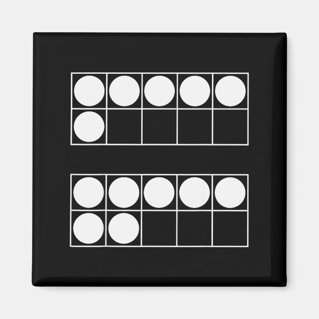 Funny 6 7 Number Teachers Students Six Seven Meme  Magnet (Framsidan)