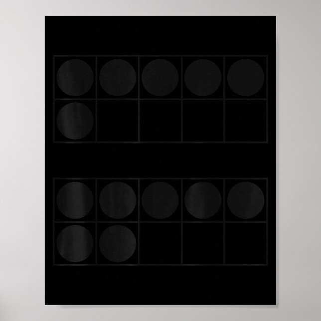 Funny 6 7 Number Teachers Students Six Seven Meme  Poster (Framsidan)