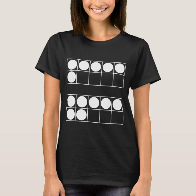 Funny 6 7 Number Teachers Students Six Seven Meme  T Shirt (Framsida)
