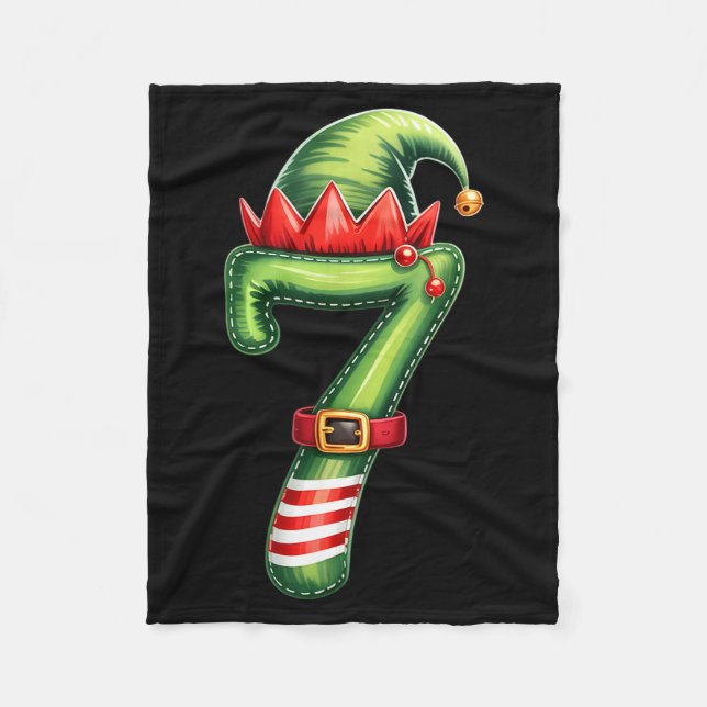 Funny 6 7 Six Seven Meme Couple Matching Christmas Fleecefilt (Framsidan)