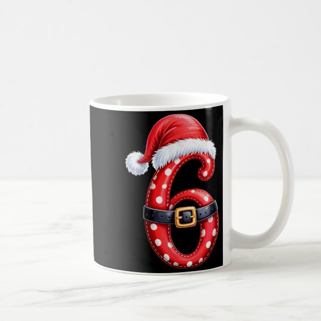 Funny 6 7 Six Seven Meme Couple Matching Christmas Kaffemugg (Höger)
