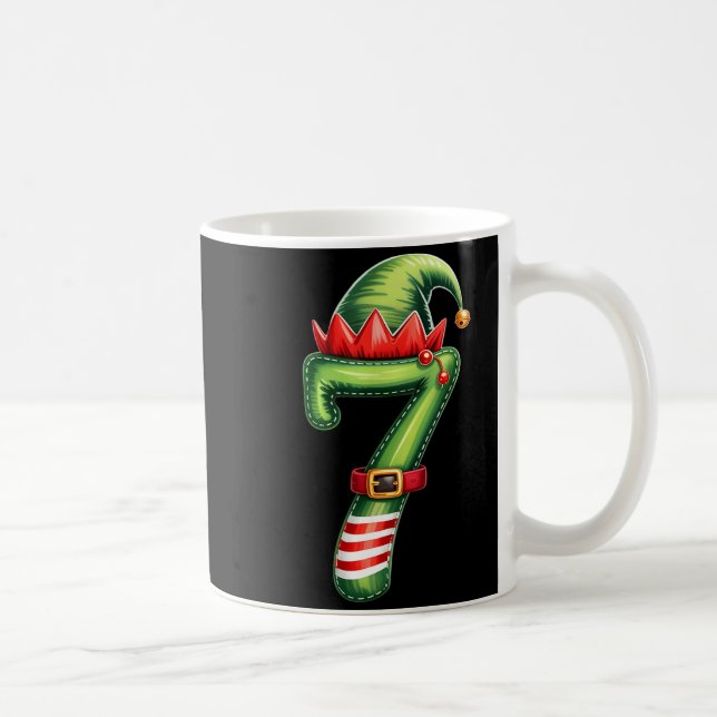 Funny 6 7 Six Seven Meme Couple Matching Christmas Kaffemugg (Höger)