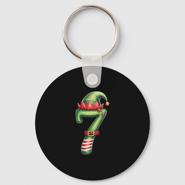 Funny 6 7 Six Seven Meme Couple Matching Christmas Nyckelring (Framsida)