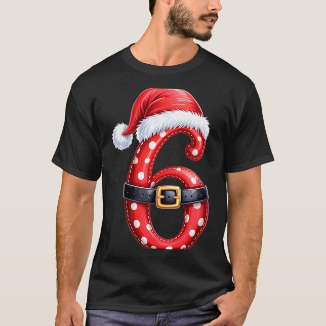 Funny 6 7 Six Seven Meme Couple Matching Christmas T Shirt (Framsida)