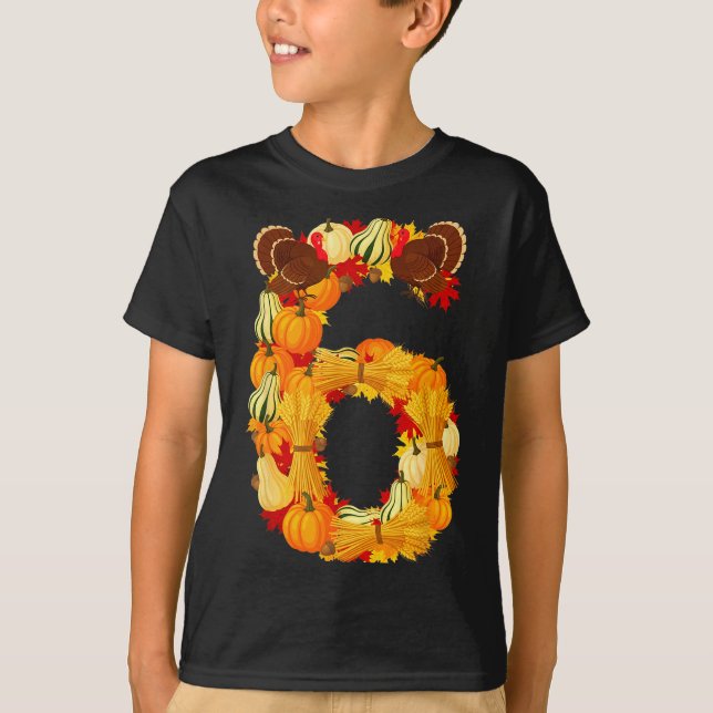 Funny 6 7 Six Seven Meme Couple Thanksgiving Turke T Shirt (Framsida)