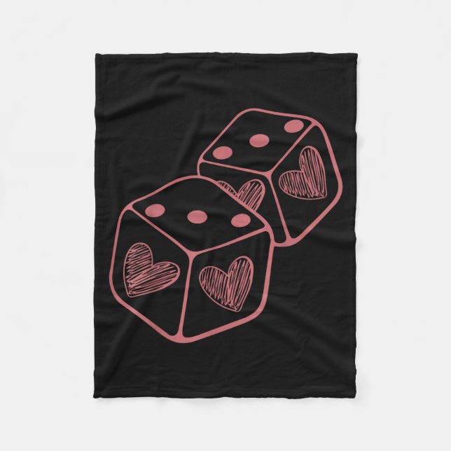 Funny 6 7 Valentine Couples Matching Love Heart Pl Fleecefilt (Framsidan)