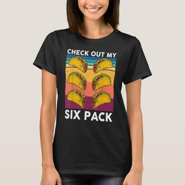 Funny 6 Pack Mexican Gym Cinco De Mayo Fitness Tac T Shirt (Framsida)