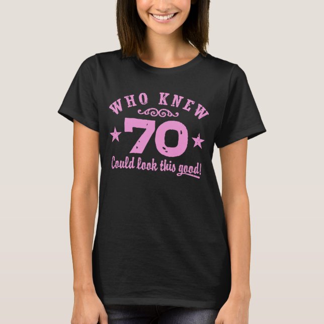 Funny 70:e födelsedagen tröja (Framsida)