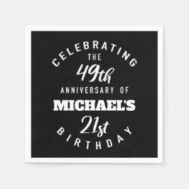 Funny 70:e födelsedagsdagen Personlig Pappersservett