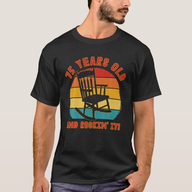 Funny 75:e-födelsedag t Retro 75 år gammal och Roc Shirt (Framsida)