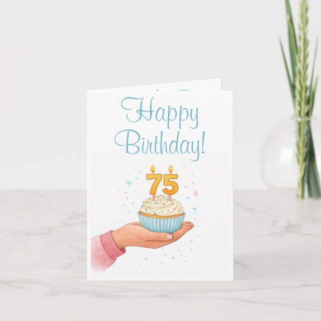 Funny 75th kort (Framsida)