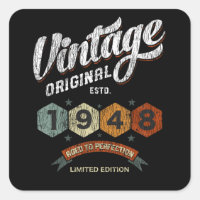 Funny 77 år gammal 1948 Vintage 77:e födelsedagsgå