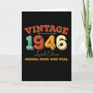 Funny 79 år gammal 1946 Vintage 79:e födelsedagspr Kort
