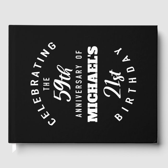 Funny 80:e Personligen på födelsedagen Gästböcker (Framsida)