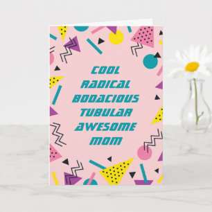 Funny 80-tal Slang Mors dag Kort